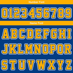 Benutzerdefinierte Orange Royal Kurzarm-Kapuzenpullover für Männer Frauen Hemden mit Kapuzen gedruckt Name Logo
