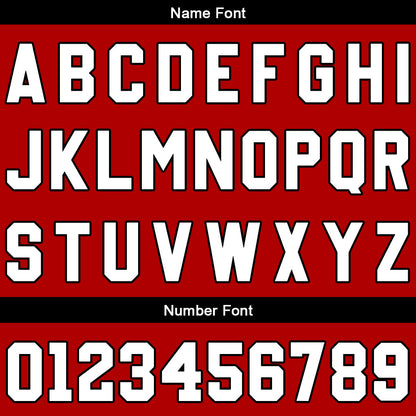Benutzerdefinierte Rot Reversible Basketball Jersey Personalisierte Name Nummernlogo drucken