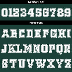Benutzerdefinierte Grün Weiß Schwarz Reversible Basketball Jersey Personalisierte Print Name Nummer Logo