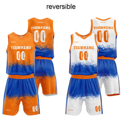 Benutzerdefinierter Reversible Basketballanzug für Erwachsene und Kinder Personalisiertes Trikot