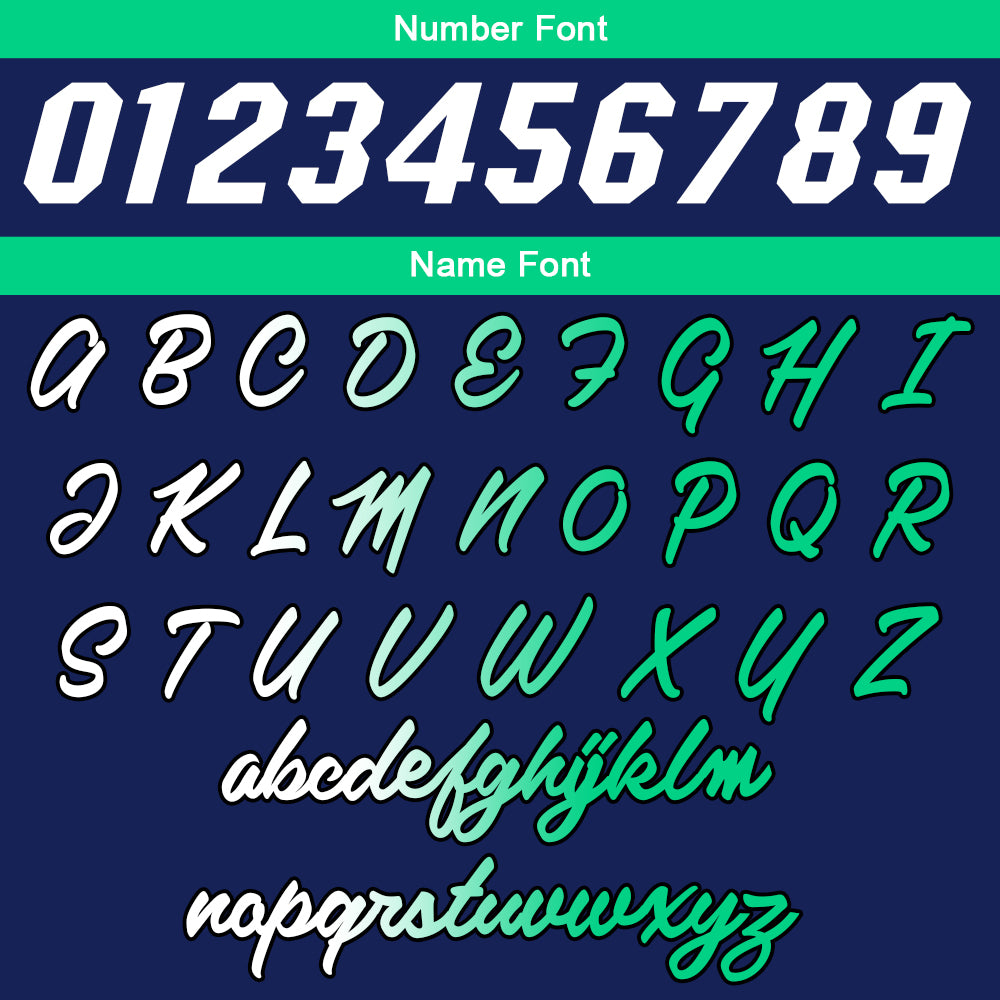 Benutzerdefinierte Marine Grün Weiß Kurzarm-Kapuzenpullover für Männer Frauen Hemden mit Kapuzen gedruckt Name Logo