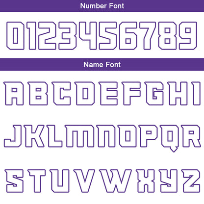 Benutzerdefinierte Weiß Lila Schwarz Reversible Basketball Jersey Personalisierte Print Name Nummer Logo