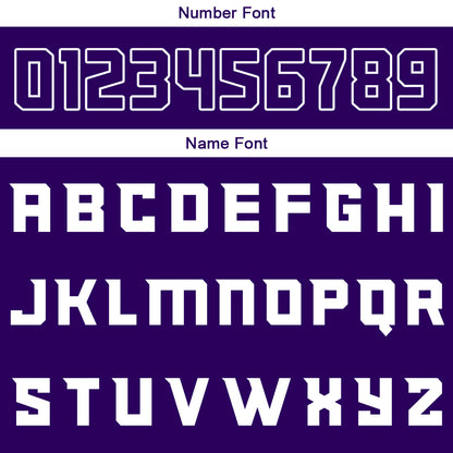 Benutzerdefinierte Lila Weiß Reversible Basketball Jersey Personalisierte Print Name Nummer Logo