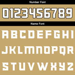 Benutzerdefinierte Altes Gold Schwarz Weiß Reversible Basketball Jersey Personalisierte Print Name Nummer Logo