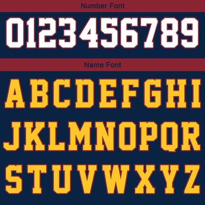 Benutzerdefinierte Marine Weiß Gelb Reversible Basketball Jersey Personalisierte Print Name Nummer Logo