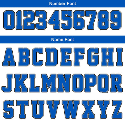 Benutzerdefinierte Weiß Schwarz Royal Reversible Basketball Jersey Personalisierte Print Name Nummer Logo