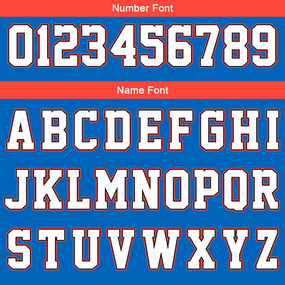 Benutzerdefinierte Blau Weiß Orange Reversible Basketball Jersey Personalisierte Print Name Nummer Logo