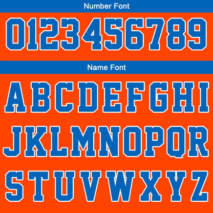 Benutzerdefinierte Orange Blau Weiß Reversible Basketball Jersey Personalisierte Print Name Nummer Logo