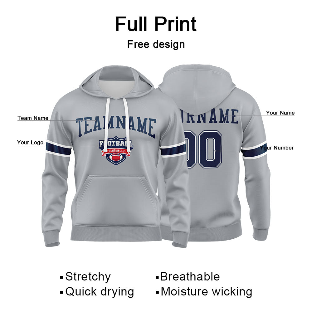 Benutzerdefinierter Sweatshirt-Hoodie für Mann, Frau, Mädchen, Junge. Drucken Sie Ihr Logo, Ihren Namen und Ihre Nummer