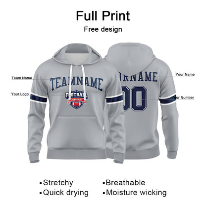 Benutzerdefinierter Sweatshirt-Hoodie für Mann, Frau, Mädchen, Junge. Drucken Sie Ihr Logo, Ihren Namen und Ihre Nummer