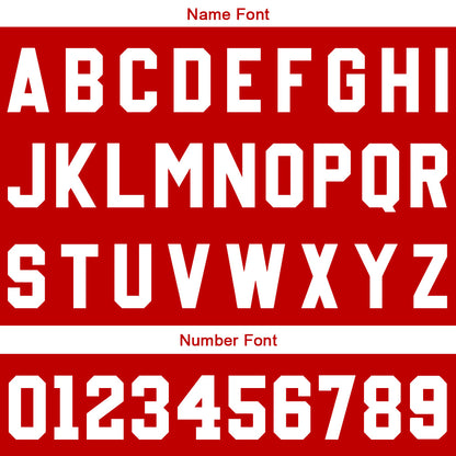 Benutzerdefinierte Rot Reversible Basketball Jersey Personalisierte Name Nummernlogo drucken
