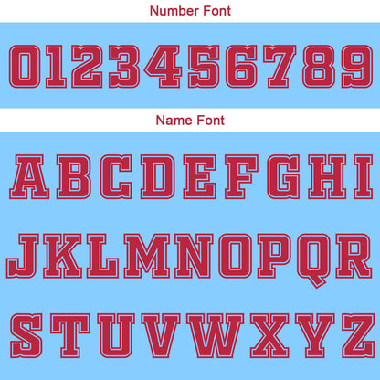 Benutzerdefinierte Hellblau Weiß Reversible Basketball Jersey Personalisierte Print Name Nummer Logo