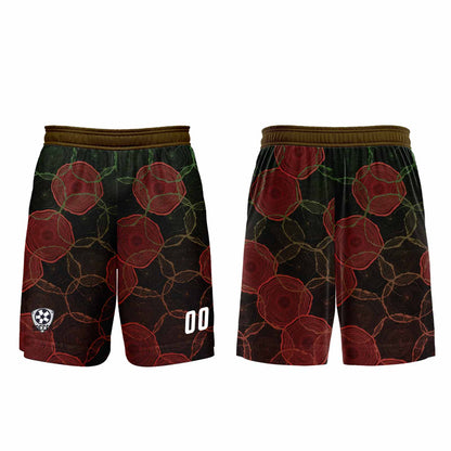 Benutzerdefinierte Schwarz Rot Gradient Trikots für Männer Frauen Personalisierte Fußball Uniformen für Erwachsene und Kind