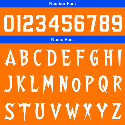 Benutzerdefinierte Reversible Basketball Jersey Personalisierte Print Name Nummer Logo Lattice-Orange&Royal