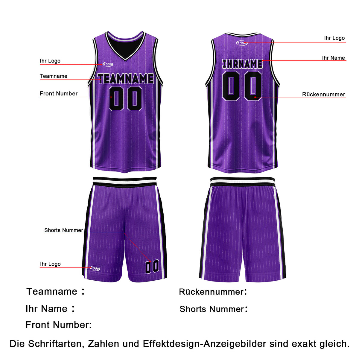 Benutzerdefinierte Lila Schwarz Reversible Basketball Jersey Personalisierte Drucken Name Nummer Logo