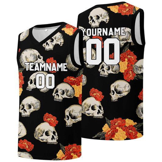 Individuelle Basketball-Jersey für Männer und Frauen. Gestickter und gedruckter Name, Nummer und Logo