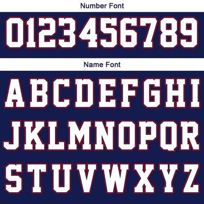 Benutzerdefinierte Marine Weiß Rot Reversible Basketball Jersey Personalisierte Print Name Nummer Logo