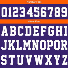 Benutzerdefinierte Reversible Basketball Jersey Personalisierte Print Name Nummer Logo Farbe Block-Lila&Orange