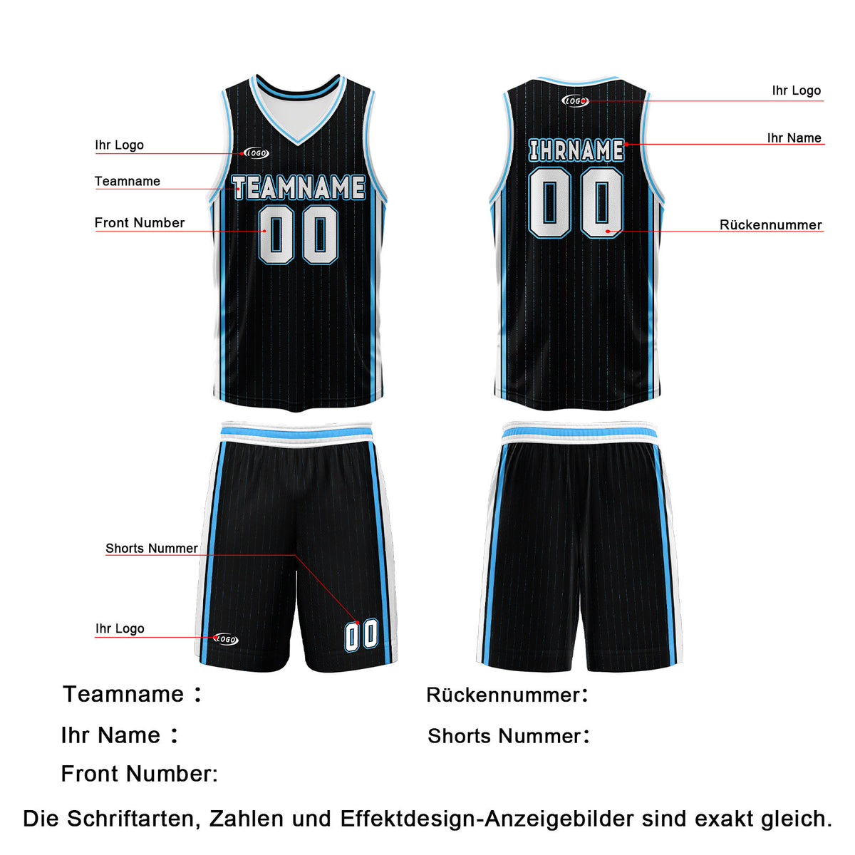 Benutzerdefinierte Schwarz Weiß Blau Reversible Basketball Jersey Personalisierte Drucken Name Nummer Logo