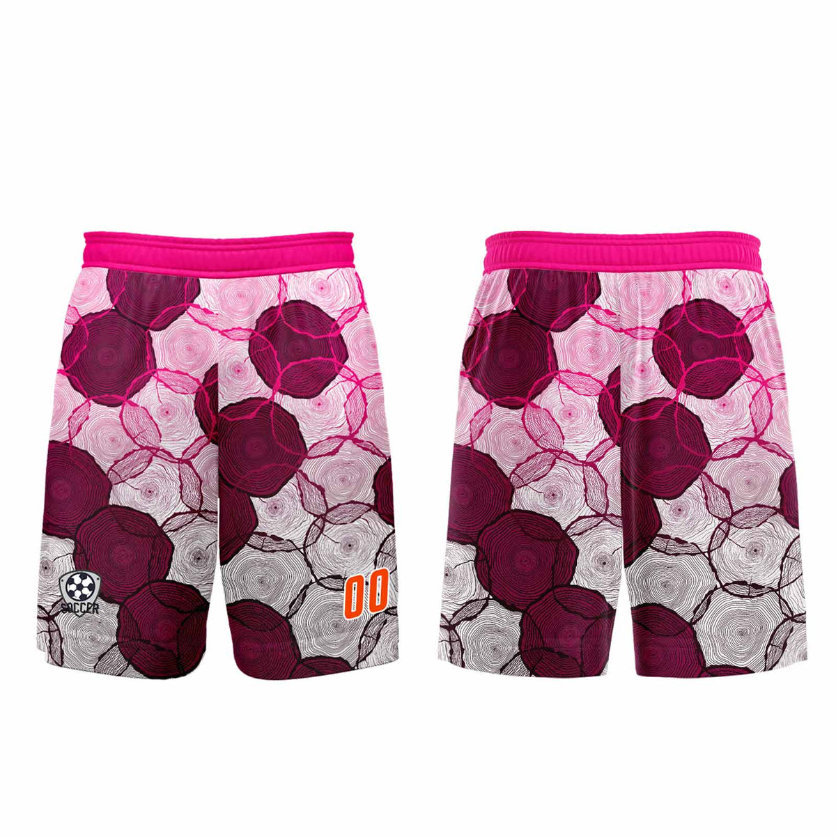 Benutzerdefinierte Dunkel Lila Rosa Trikots für Männer Frauen Personalisierte Fußball Uniformen für Erwachsene und Kind