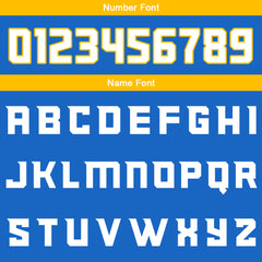 Benutzerdefinierte Blau Gelb Weiß Reversible Basketball Jersey Personalisierte Print Name Nummer Logo