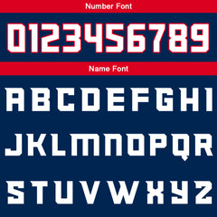 Benutzerdefinierte Marine Rot Weiß Reversible Basketball Jersey Personalisierte Print Name Nummer Logo