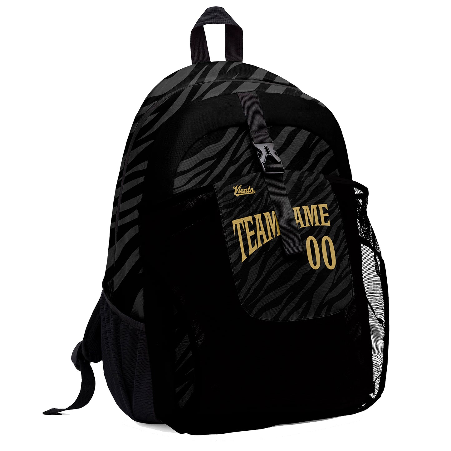 Anpassen Grau Gold Sport Rucksäcke Mit Personalisiert Namen, Zahlen und Logos