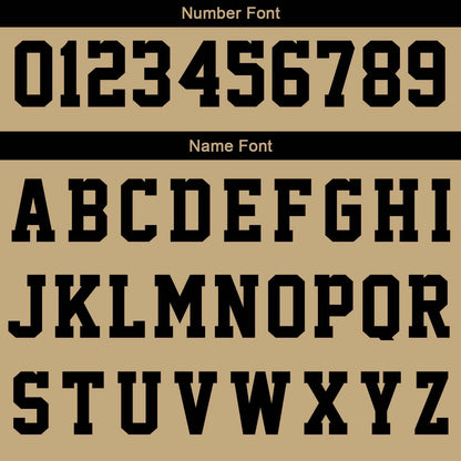 Benutzerdefinierte Gold Schwarz Reversible Basketball Jersey Personalisierte Print Name Nummer Logo