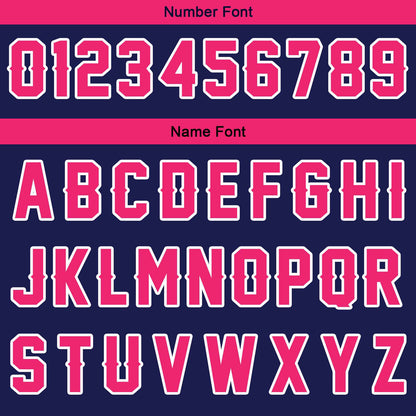 Benutzerdefinierte Marine Rosa Kurzarm-Kapuzenpullover für Männer Frauen Hemden mit Kapuzen gedruckt Name Logo