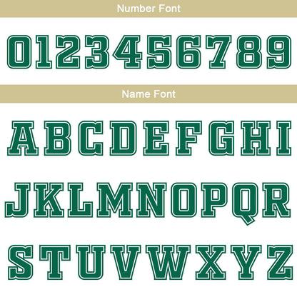 Benutzerdefinierte Weiß Jäger Grün Beige Reversible Basketball Jersey Personalisierte Print Name Nummer Logo