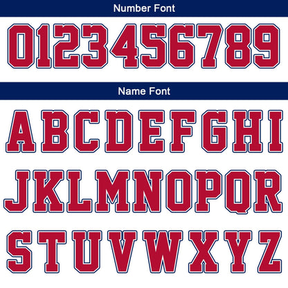 Benutzerdefinierte Weiß Rot Marine Reversible Basketball Jersey Personalisierte Print Name Nummer Logo