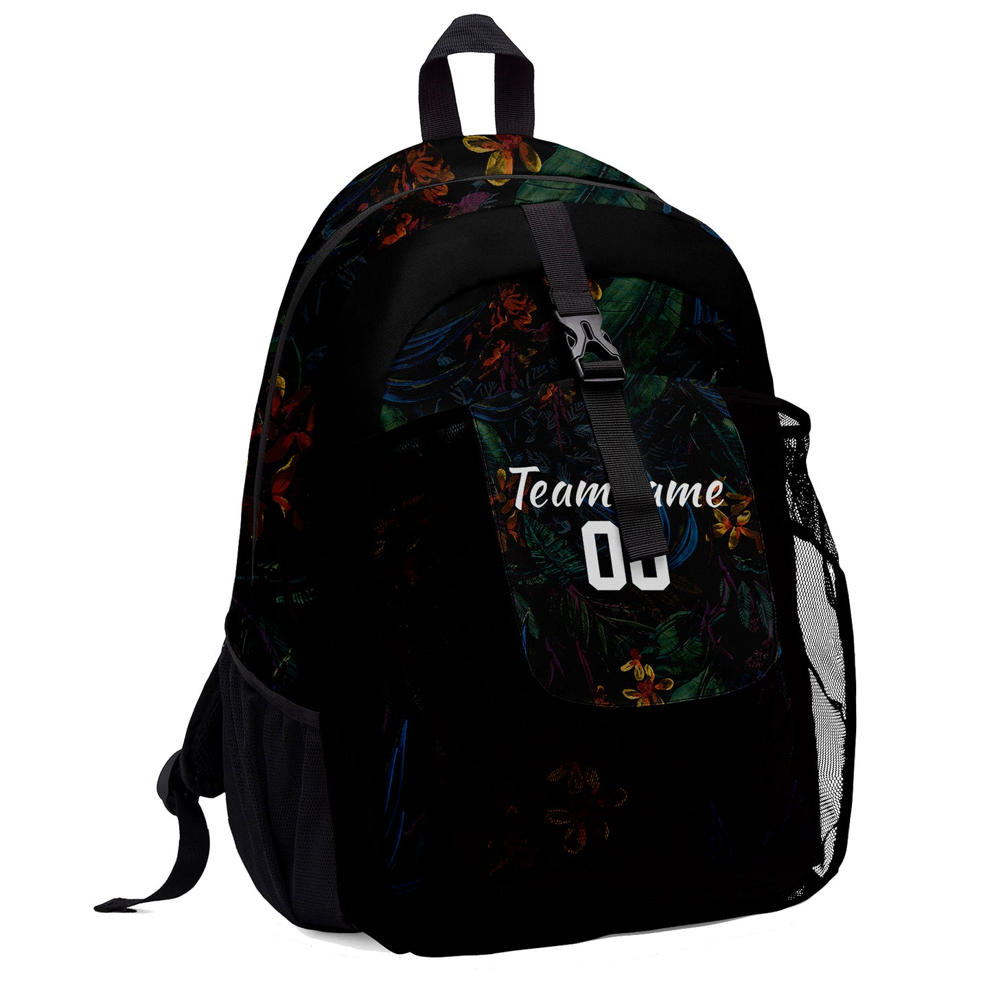 Anpassen Grün Weiß Sport Rucksäcke Mit Personalisiert Namen, Zahlen und Logos