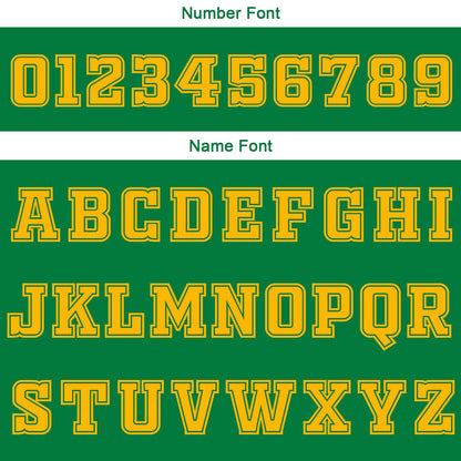 Benutzerdefinierte Grün Weiß Gelb Reversible Basketball Jersey Personalisierte Print Name Nummer Logo