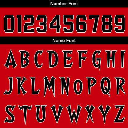 Benutzerdefinierte Reversible Basketball Jersey Personalisierte Print Name Nummer Logo Gitter-Rot&Schwarz