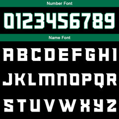 Benutzerdefinierte Schwarz Grün Weiß Reversible Basketball Jersey Personalisierte Print Name Nummer Logo