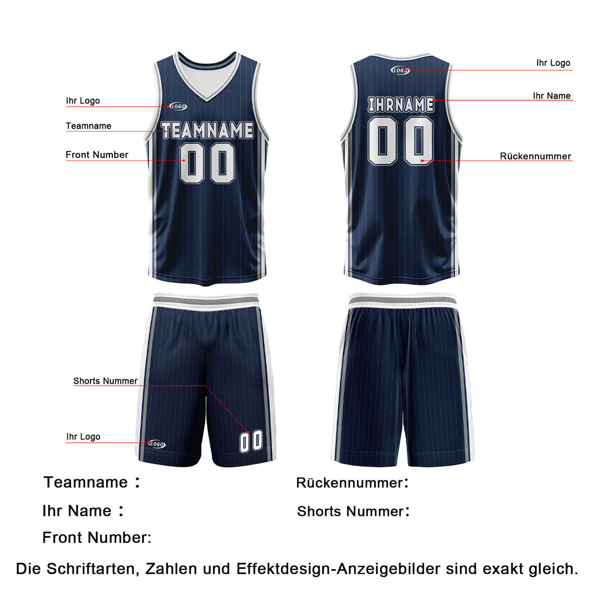 Benutzerdefinierte Marine Weiß Grau Reversible Basketball Jersey Personalisierte Drucken Name Nummer Logo