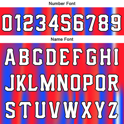 Benutzerdefinierte Reversible Basketball Jersey Personalisierte Print Name Nummer Logo Rot &Royal