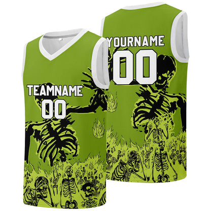 Individuelle Basketball-Jersey für Männer und Frauen. Gestickter und gedruckter Name, Nummer und Logo