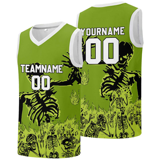 Individuelle Basketball-Jersey für Männer und Frauen. Gestickter und gedruckter Name, Nummer und Logo