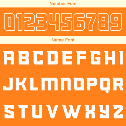 Benutzerdefinierte Creme Orange Schwarz Reversible Basketball Jersey Personalisierte Print Name Nummer Logo