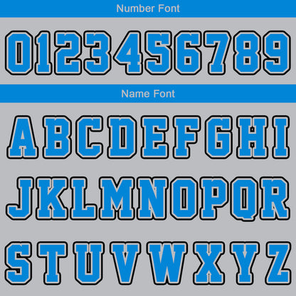 Benutzerdefinierte Blau Grau Kurzarm-Kapuzenpullover für Männer Frauen Hemden mit Kapuzen gedruckt Name Logo