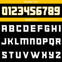 Benutzerdefinierte Schwarz Gelb Weiß Reversible Basketball Jersey Personalisierte Print Name Nummer Logo