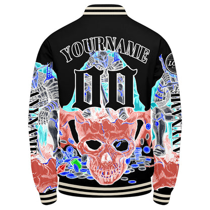 Maßgeschneiderte Rosa Letterman Varsity Jacket Individuelle Stickerei Druck nach Ihrem Wunsch