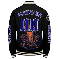 Maßgeschneiderte Königliche Letterman Varsity Jacket Individuelle Stickerei Druck nach Ihrem Wunsch