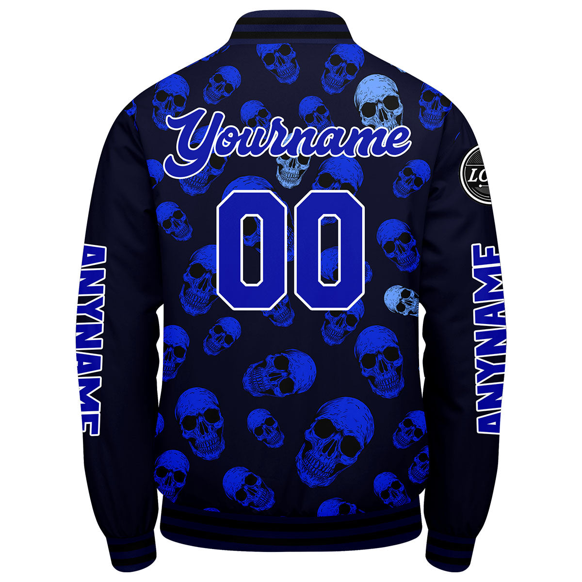 Maßgeschneiderte Königliche Letterman Varsity Jacket Individuelle Stickerei Druck nach Ihrem Wunsch