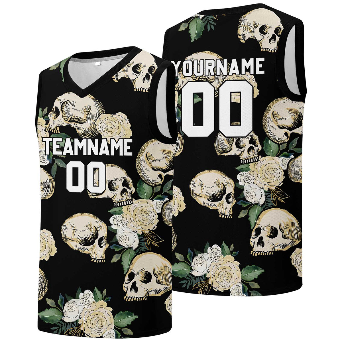 Individuelle Basketball-Jersey für Männer und Frauen. Gestickter und gedruckter Name, Nummer und Logo