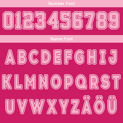 Benutzerdefinierte Rosa Rot Pink Reversible Basketball Jersey Personalisierte Drucken Name Nummer Logo