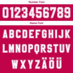 Benutzerdefinierter Rot Weiß Farbverlauf Basketball Jersey Uniform Anzug gedruckt Ihr Logo Name Nummer