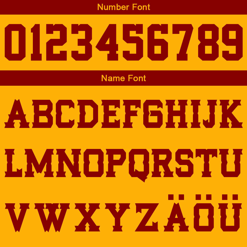 Benutzerdefinierter Gelb Rot Basketball Jersey Uniform Anzug gedruckt Ihr Logo Name Nummer