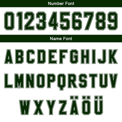 Benutzerdefinierter Weiß Grün Farbverlauf Basketball Jersey Uniform Anzug gedruckt Ihr Logo Name Nummer